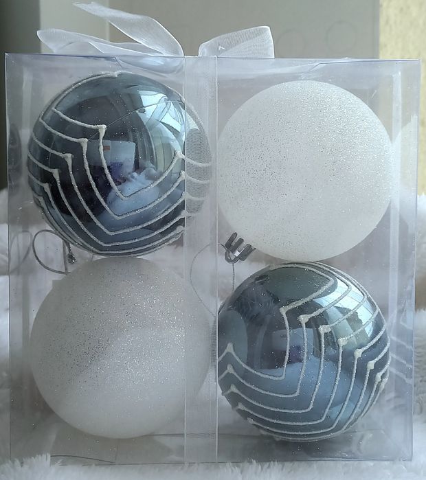 Новогодний набор ёлочных шаров