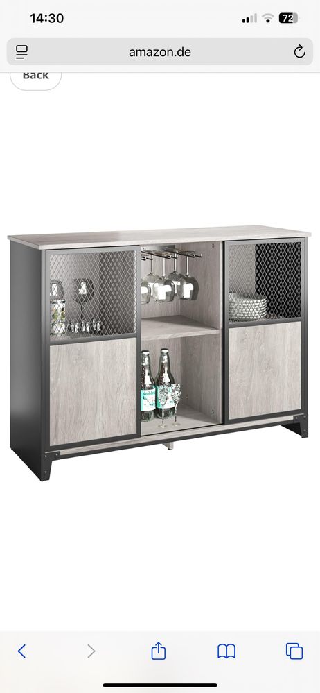 Dulap bucatarie/foisor Bestier amazon germania,usi glisante metalice