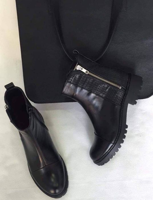 Botine dama - piele naturala