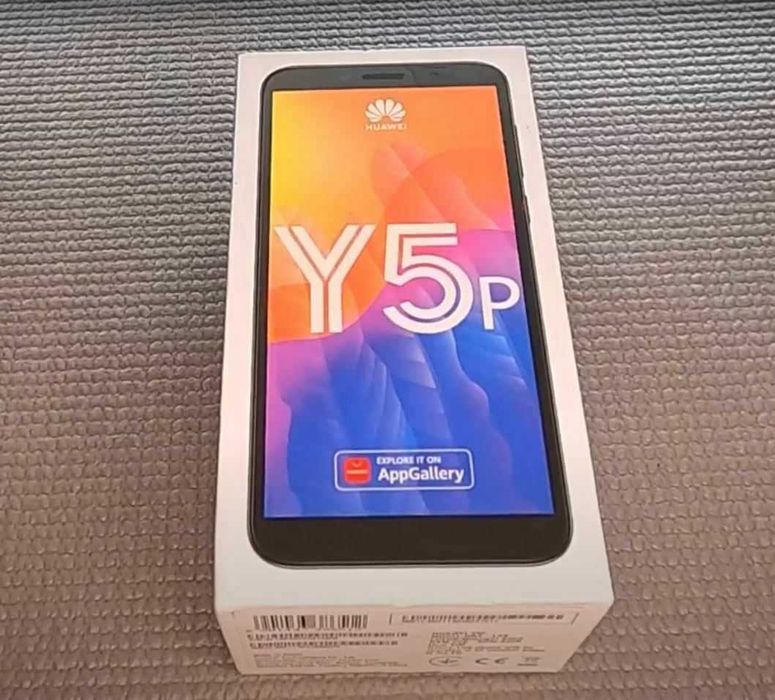 Telefon Huawei Y5P Dual SIM 32GB, 4G Midnight Black negru Nou Sigilat