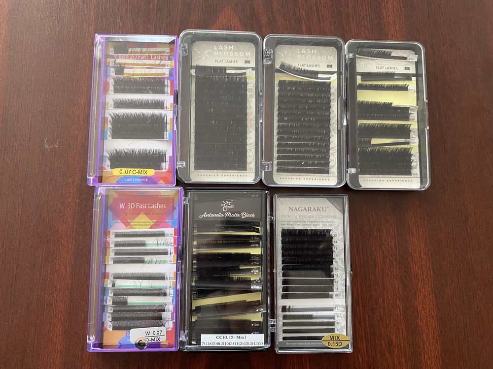 Kit pentru aplicat gene Lashes / Gene si accesorii