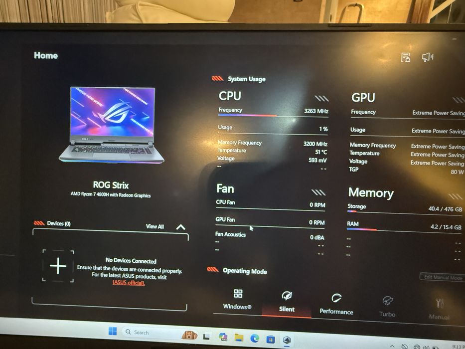 Laptop gaming rog stix g15