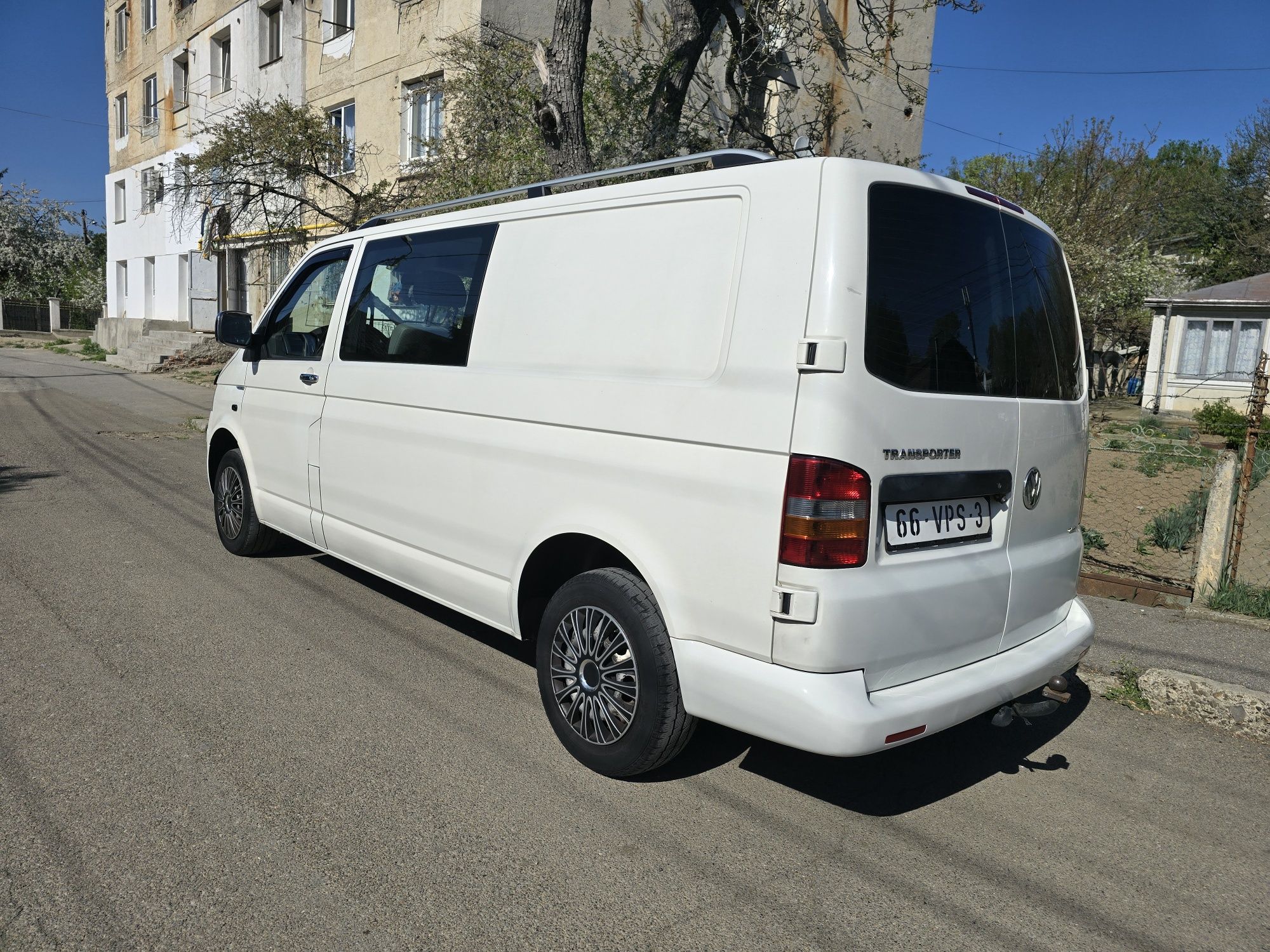 Vw Transporter T5 1.9 TDI/An 2008/Dublu Cabina 6 Locuri/Extralung