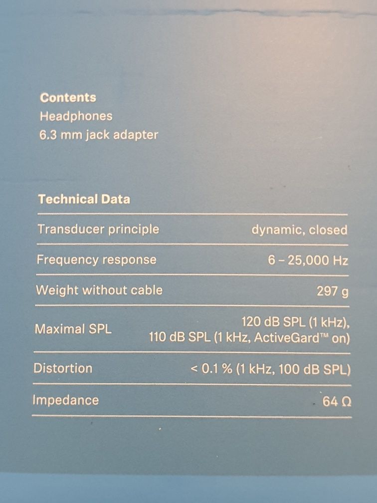 Casti Sennheiser HD 300 Pro, 6 Hz - 25 kHz (sigilate)