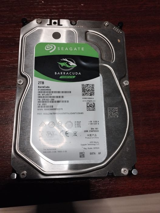 HDD Seagate, 2TB SATA