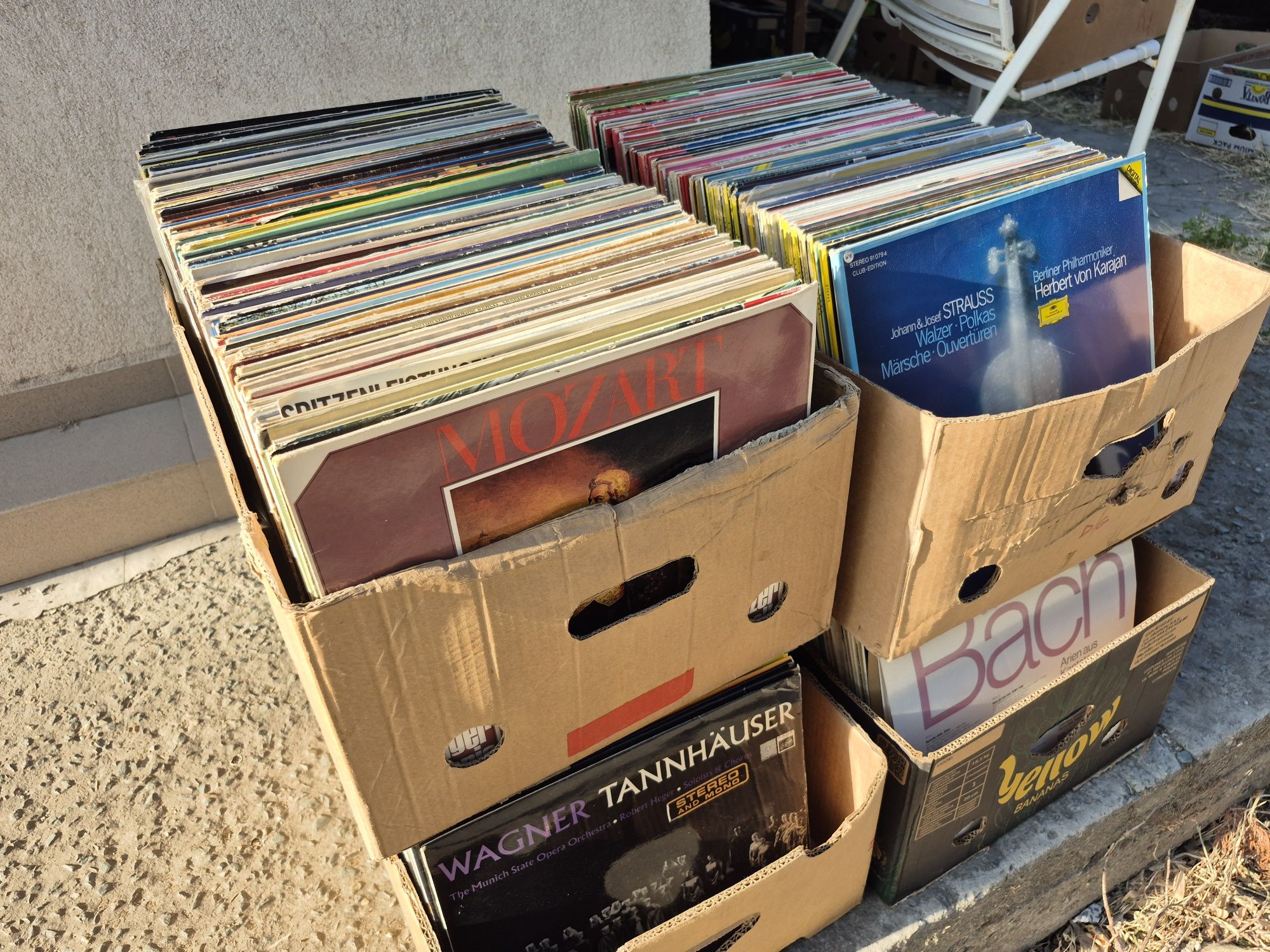 Vand Lot 150lp Discuri Vinil cu muzică clasică mixta 

Artiști:

- Fra