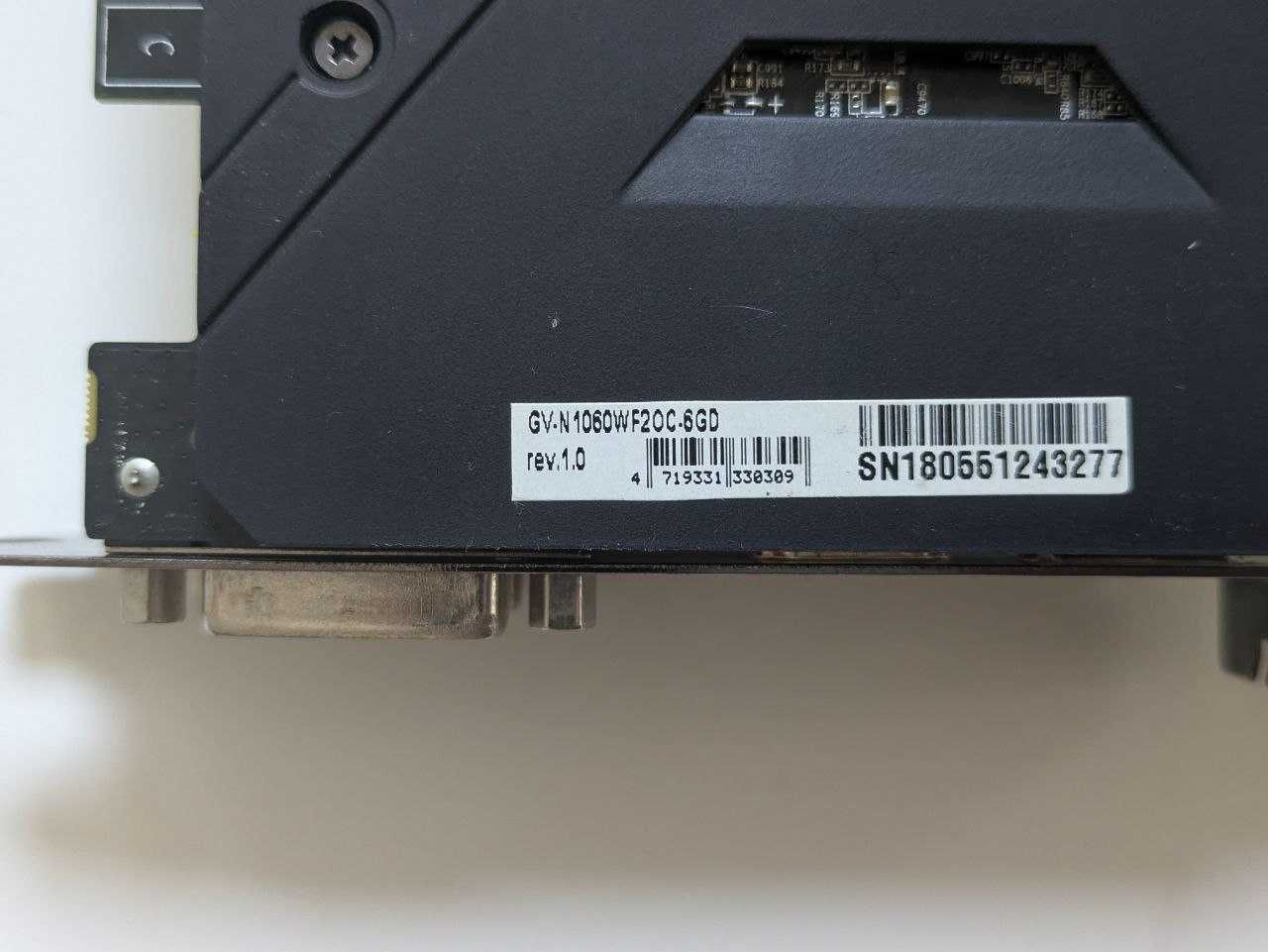 Видеокарта GTX 1060