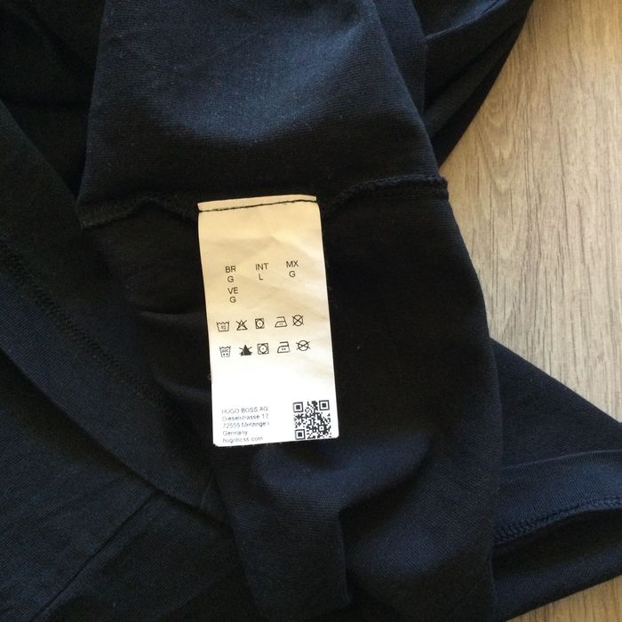 НОВА оригинална черна памучна тениска HUGO BOSS размер L от Германия