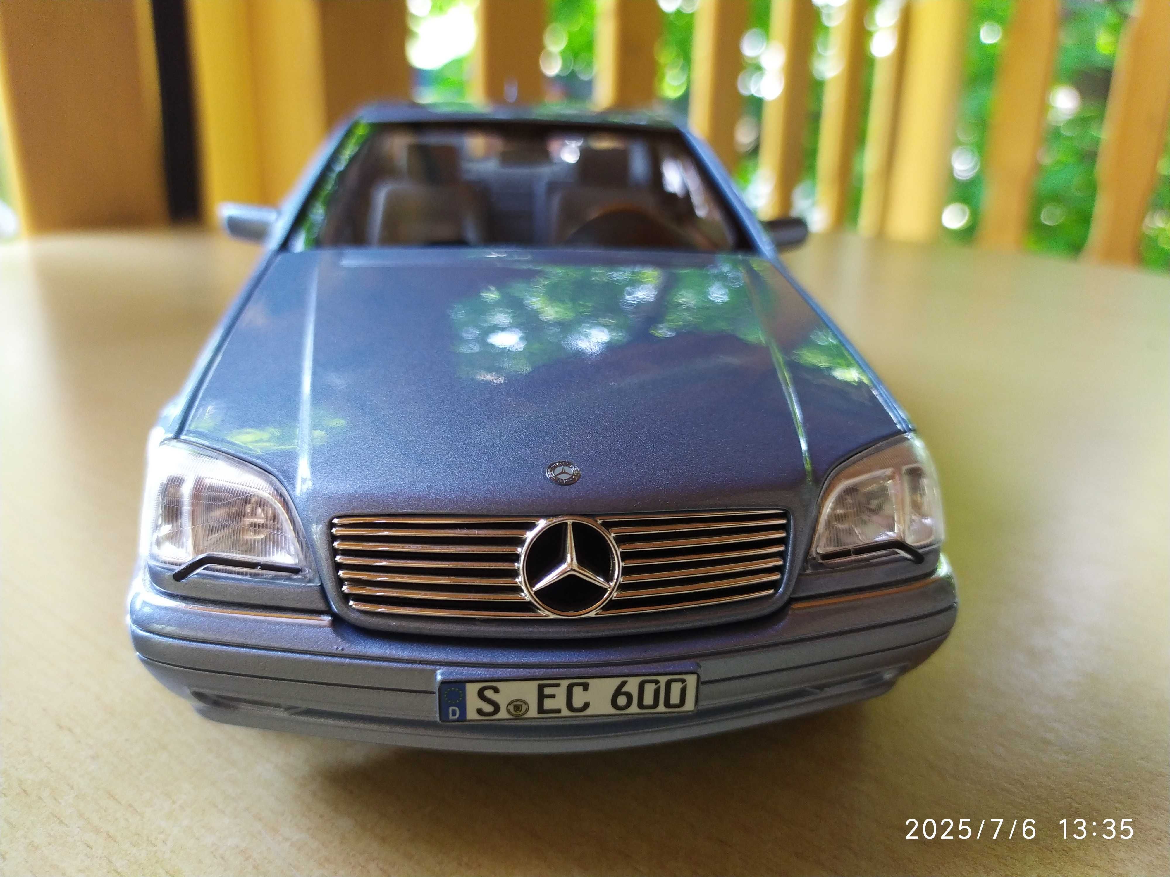 1:18 Метален модел на Mercedes-Benz 600 CL C140 COUPE  - Norev