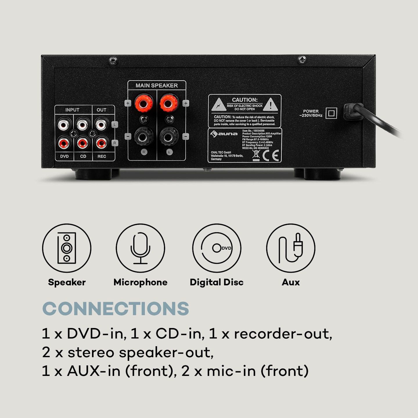 HiFi усилвател AMP-5 BT