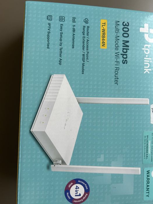Рутер TP-Link TL-WR844N. Гаранционен