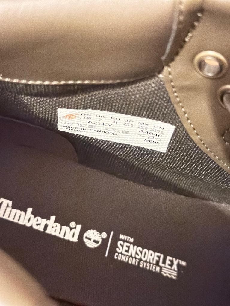 Bocanci cu șireturi TIMBERLAND - with SENSORFLEX Confort System
