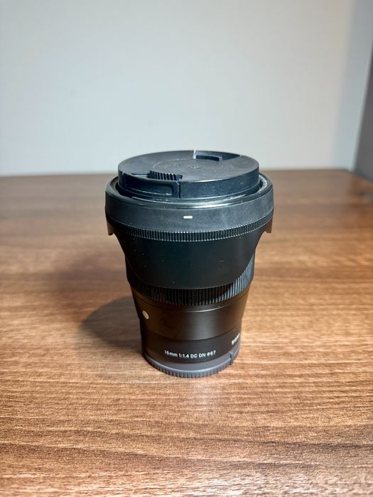 Sigma 16mm f/1.4 DC DN Sony E + filtru ND variabil