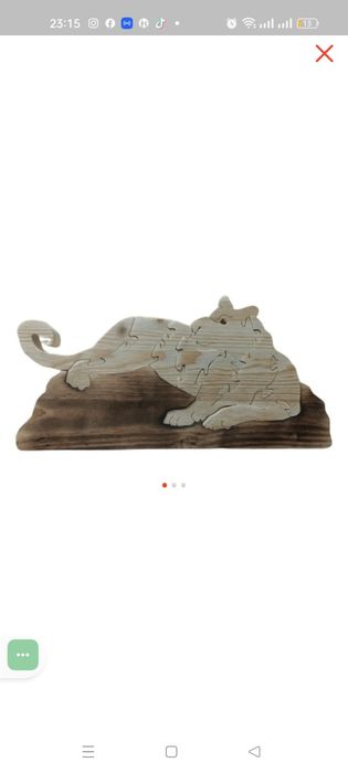 Пазл сувенир из дерева