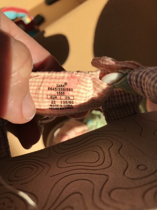 Сндалки Zara, 22 като нови