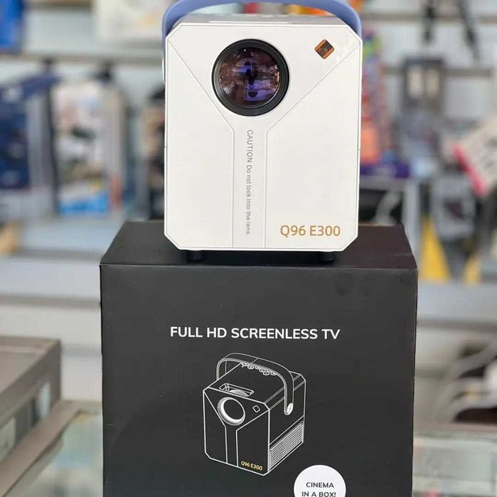 Смарт проектор Q96 E300, Домашно кино, Андроид, до 100 инча, Smarthome