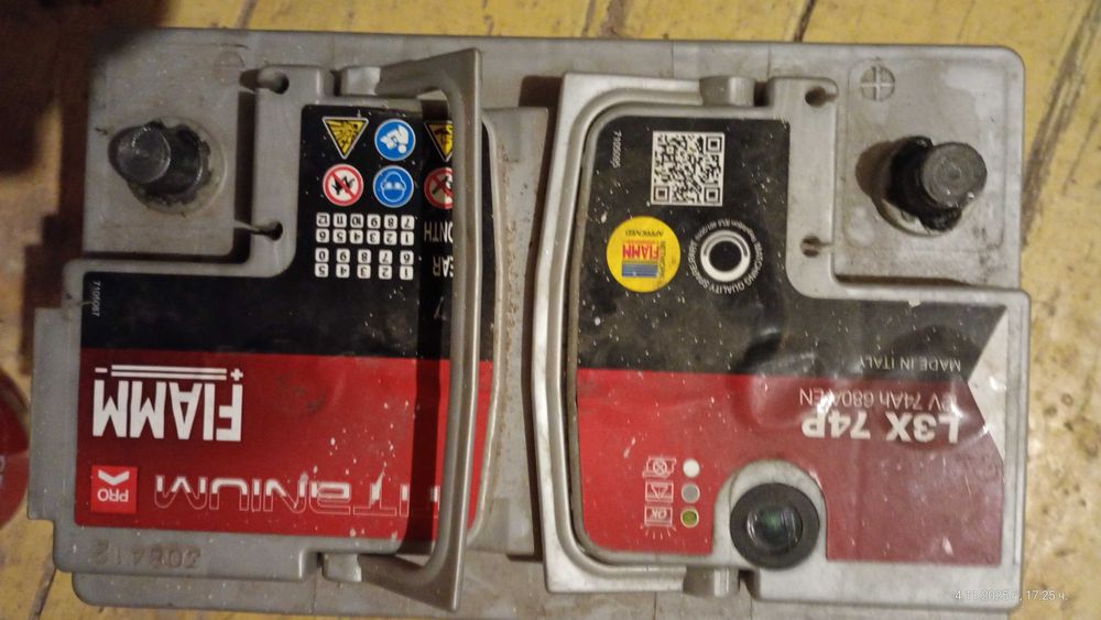 Акумулатор 74Ah ляв плюс