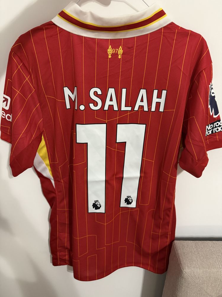 Tricou Salah Liverpool badge premier league fotbal