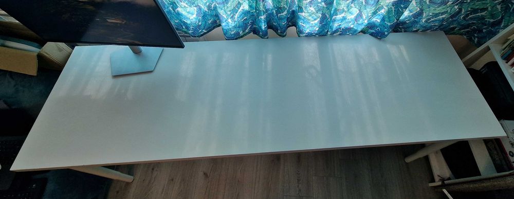 Работно бюро от Ikea 200x60 см, бяло
