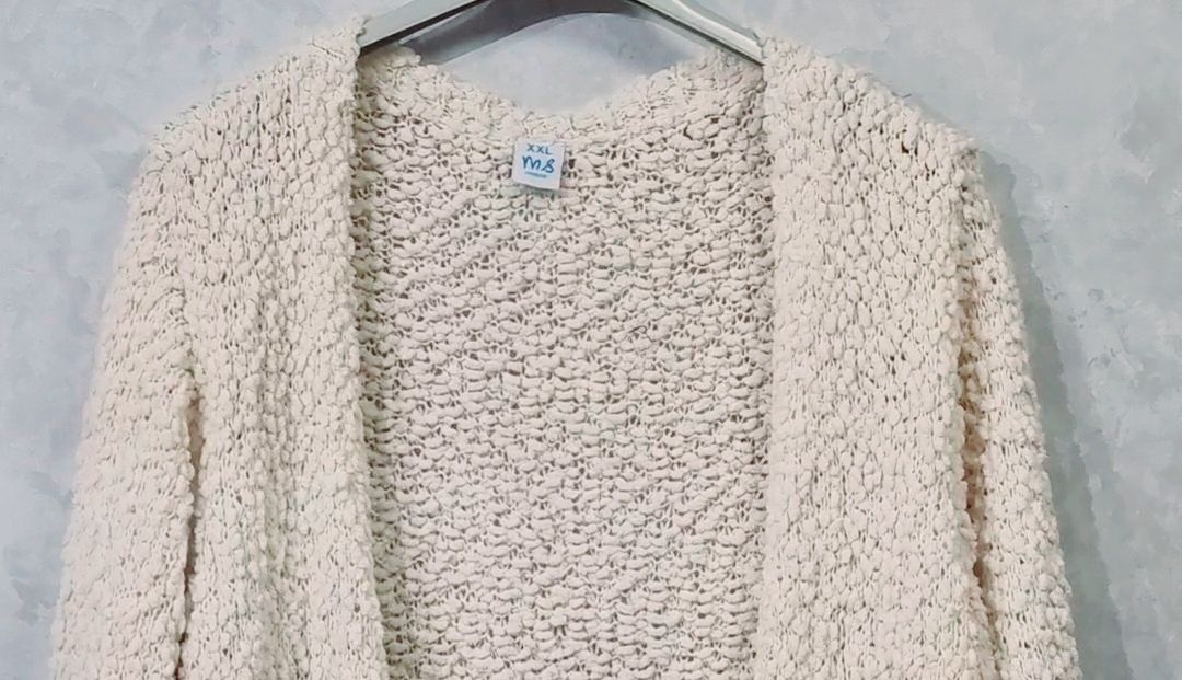 Cardigan de culoare crem