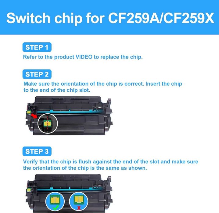 LCL toner compatibil HP CF259X 59X negru, capacitate mare, fără cip