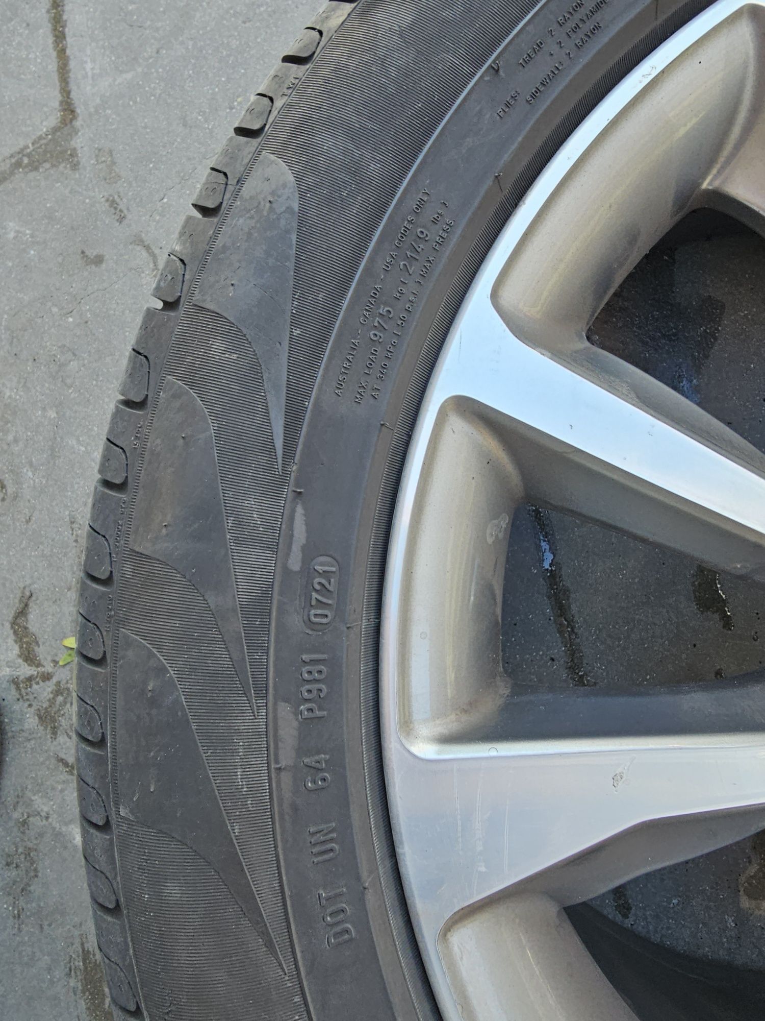 Продавам джанти BMW 19 цола,стил 595,а, оригинални за х5,х6