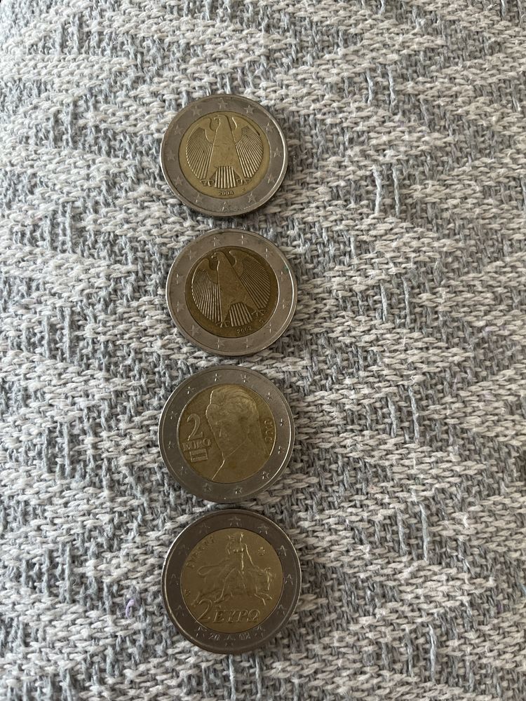 Продавам монети от 2 евро и други
