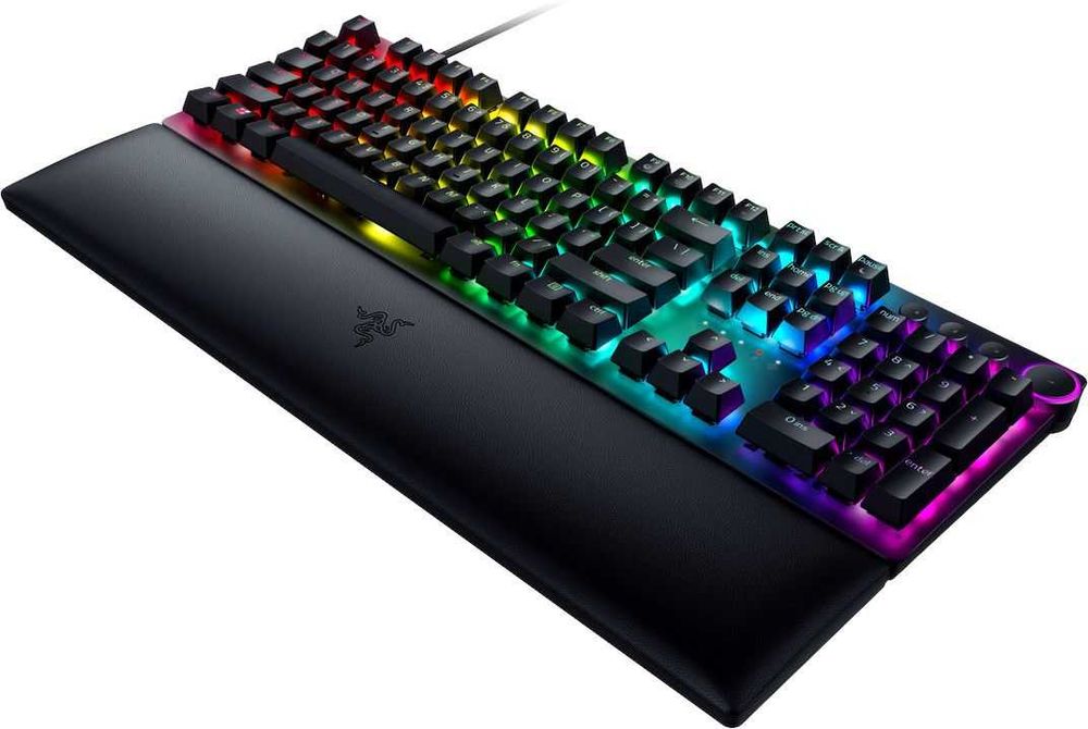 Razer Huntsman V2 – Red Switch, RGB – Механична клавиатура