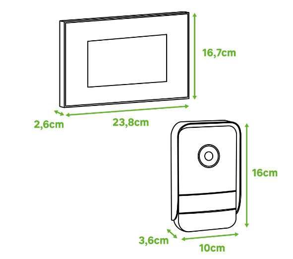 Видео домофонна система Legrand Video Kit,  2-жична връзка