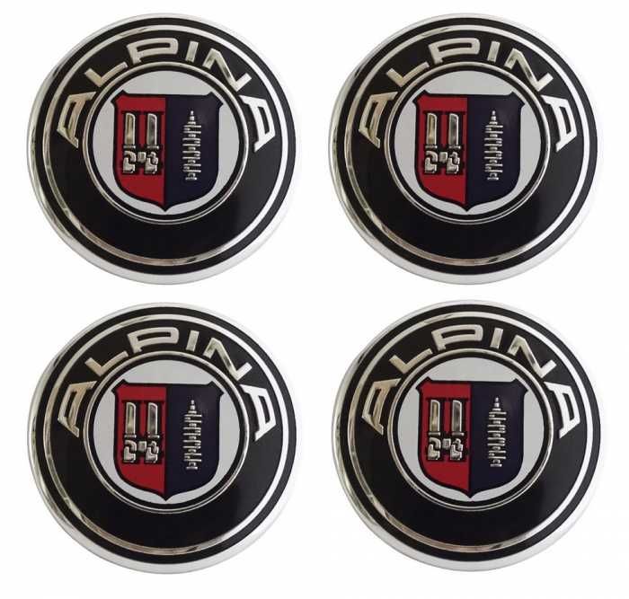 Set 4 Capace 68mm bmw M pentru jante aliaj originale BMW