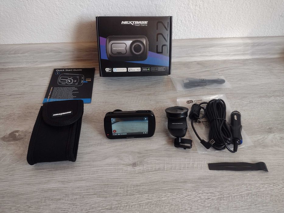 Видеорегистратор  Nextbase 522GW 2K, GPS, Wi-Fi автомобилна DVR камера