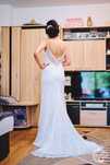 Rochie mireasa cu trena si spatele gol The Signature Collection