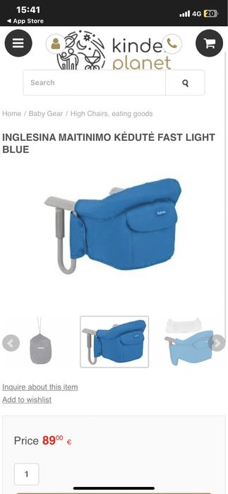 Scaun atasabil la masa