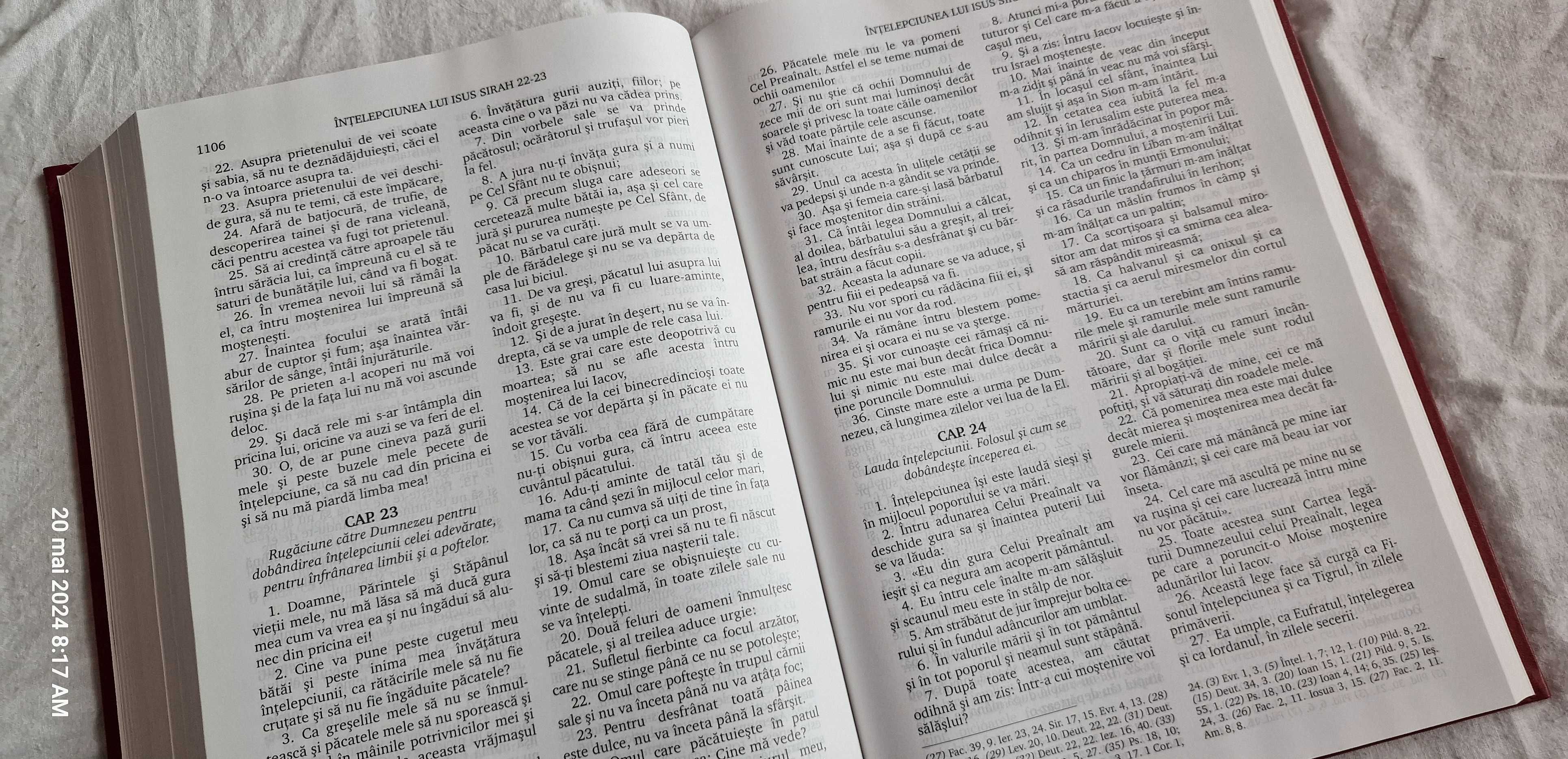 BIBLIA ortodoxa -scris mare A4