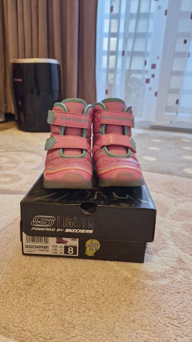 Ghete Skechers fete, marimea 24