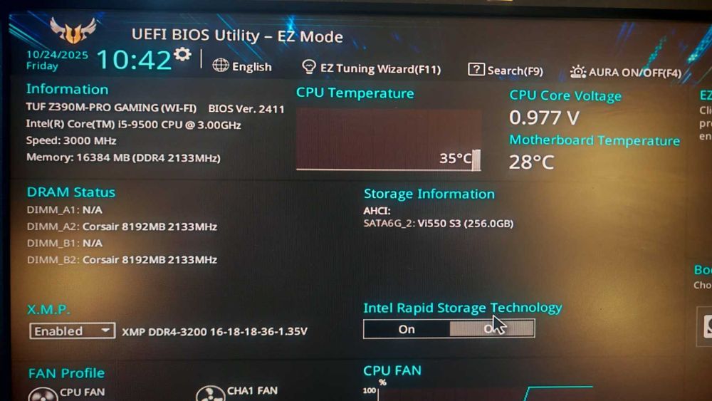 Дънна платка ASUS TUF Z390M-Pro Gaming (Wi-Fi) LGA1151