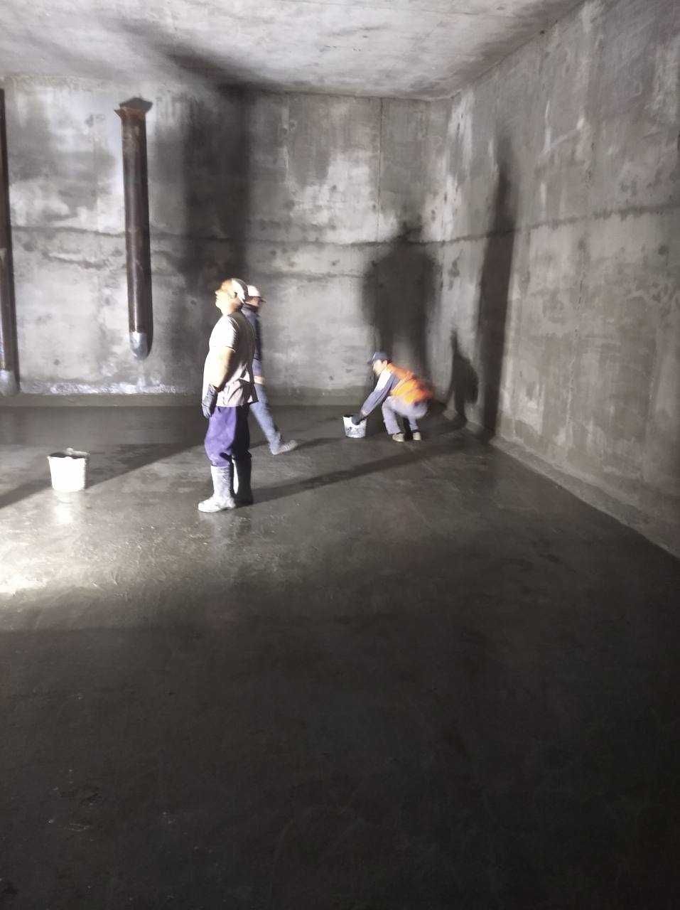 Гидроизоляция подземных гаражей парковок лифтовых шахт приямков