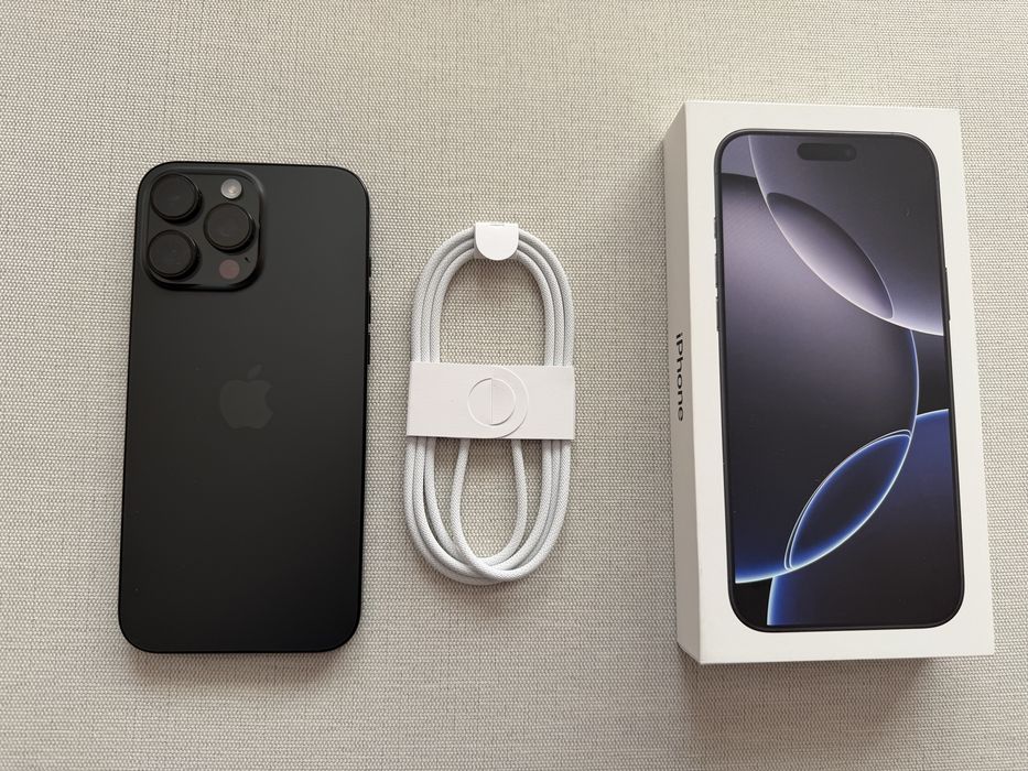 Iphone 16 Pro Max,  256 GB, black titanium