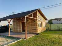 Cabana construita din 2 containere 32 mp + terasa 21 mp