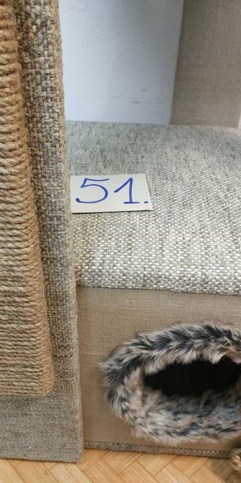 НОВИ Котешки катерушки с къщичка – 80 см ОБЛЕН