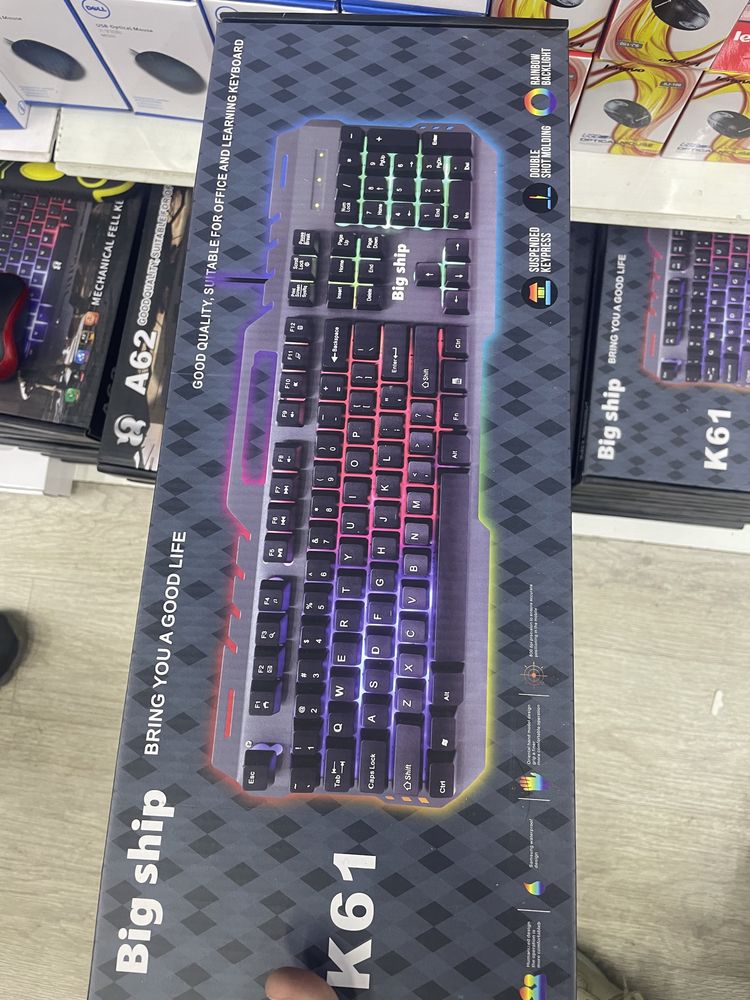 Игровые клавиатуры и мышки с подсветкой RGB