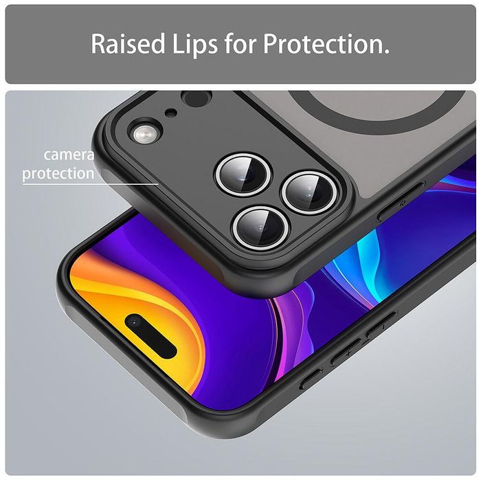 Калъф techsuit halofrost ii magsafe за iphone 17 pro в черен цвят
