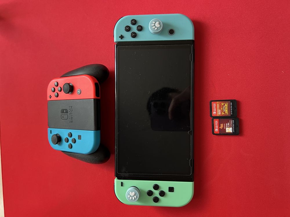 Nintendo Switch OLED в полном комплекте идеал