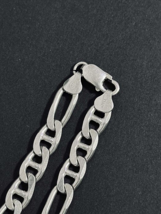 Brățară bărbătească din argint 925 - 21g, 8mm lățime, 18cm lungime