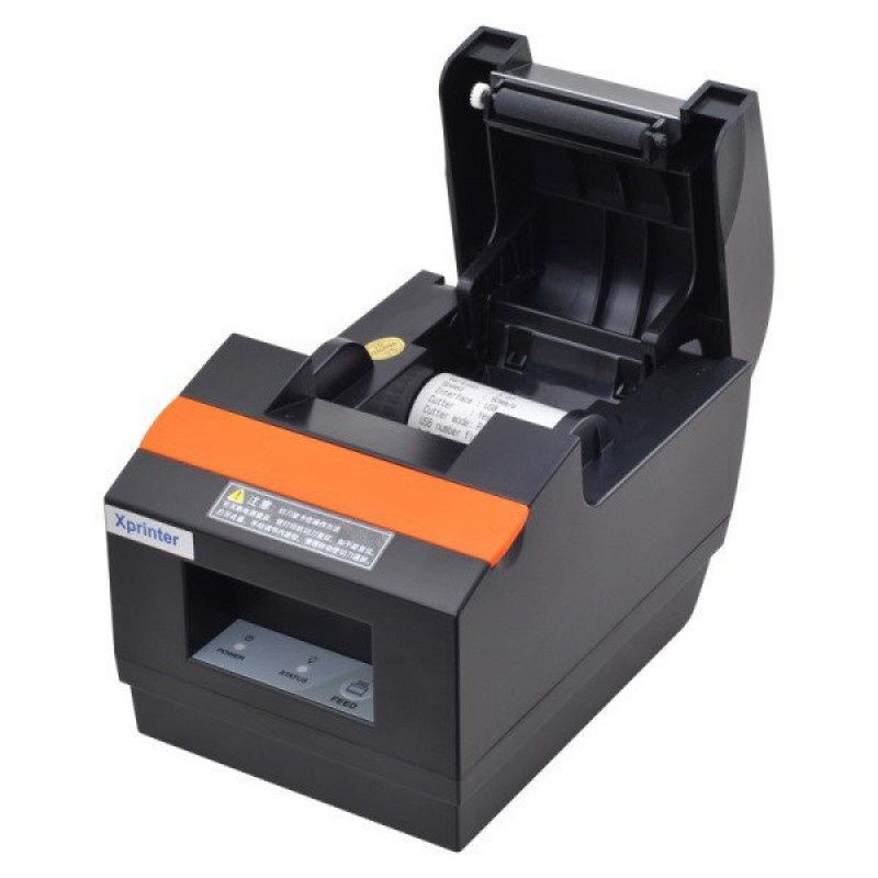 Принтер чеков Xprinter XP-Q90EC USB+Ethernet с автоматической обрезкой