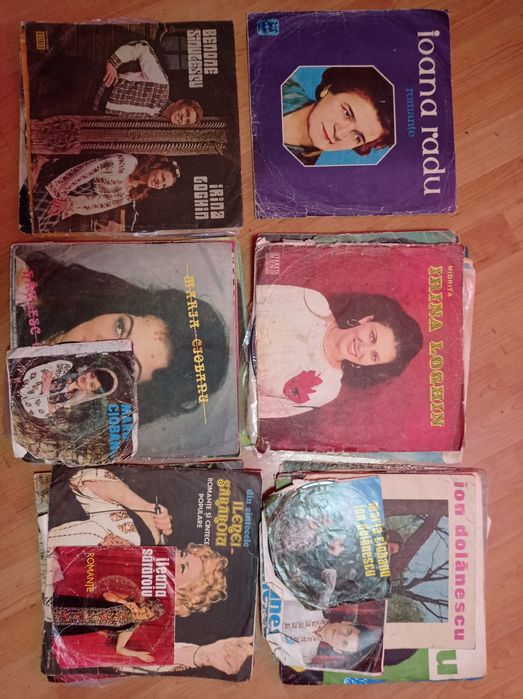 Discuri vinil cu: Irina Loghin, Ion Dolănescu, Benone Sinulescu, Maria