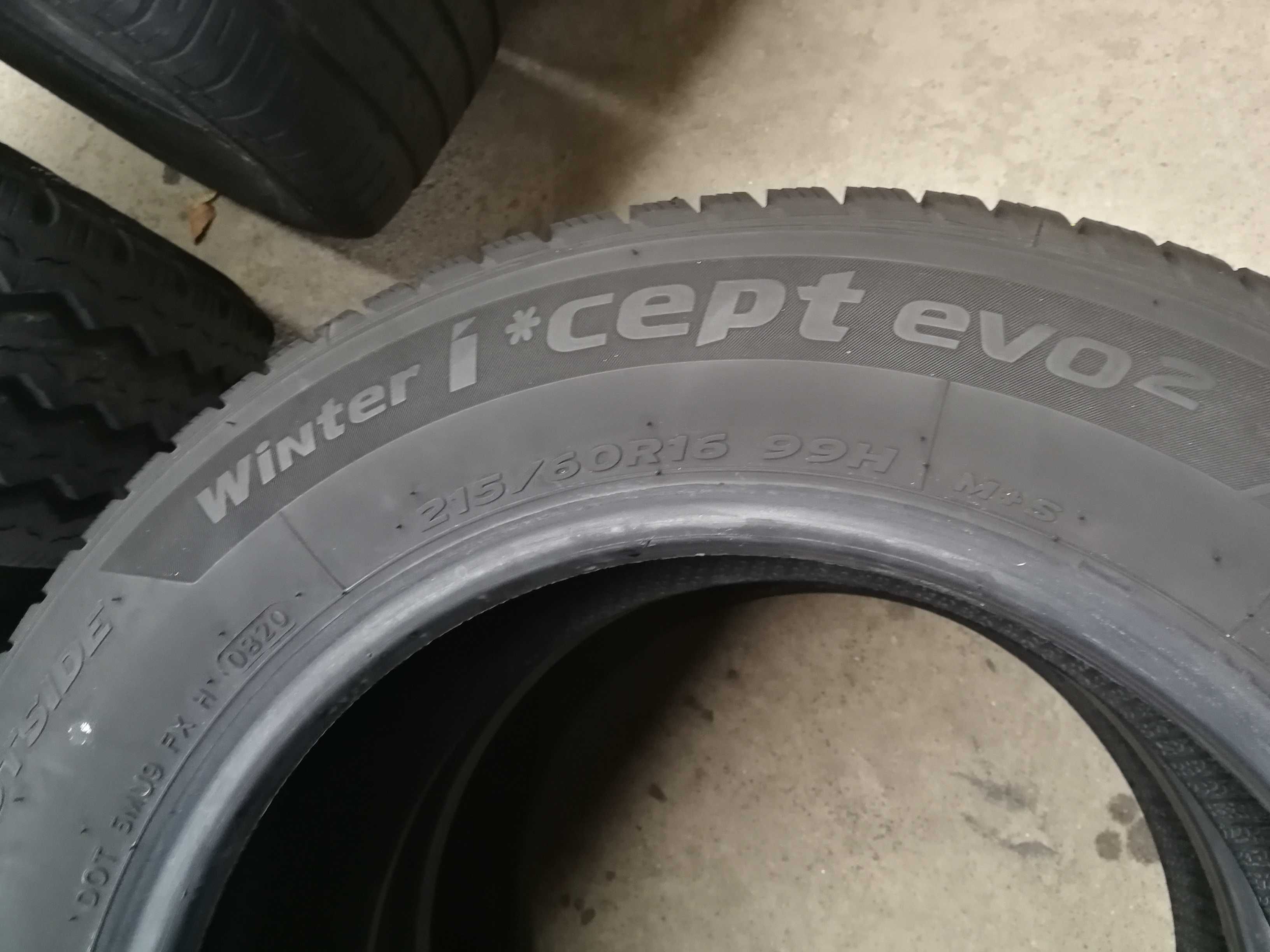 2 зимни гуми R16 215/60 Hankook Winter ICept Evo2 99H M+S XL