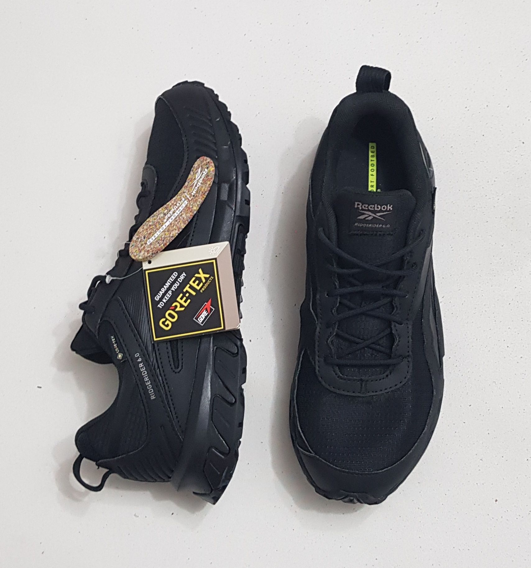 Ghete REEBOK Ridgerider 6 GORE-TEX Negru trekking  running nr 42, 5 EU