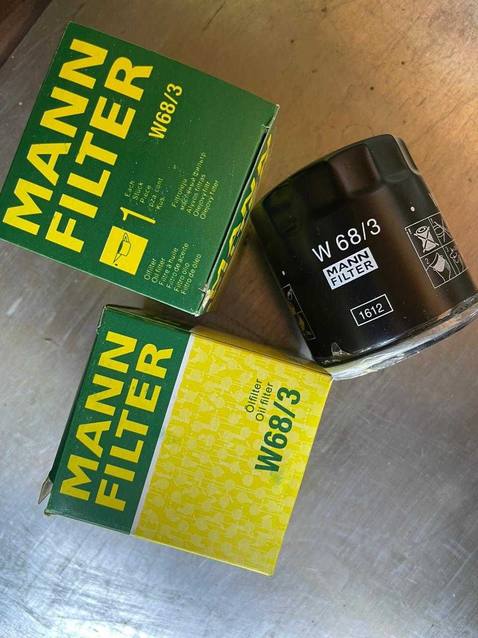 Масляный фильтр W 68/3, MANN-FILTER