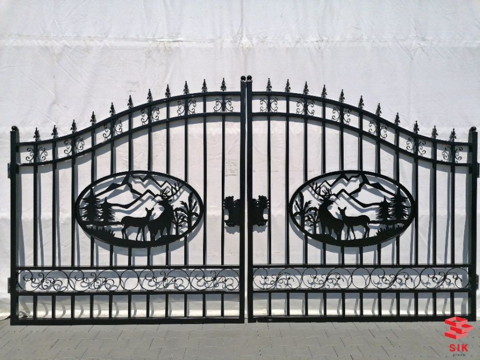 Poarta din fier forjat